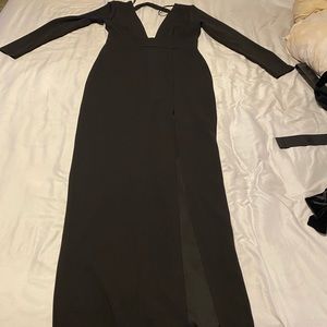 Long Black Evening Dress